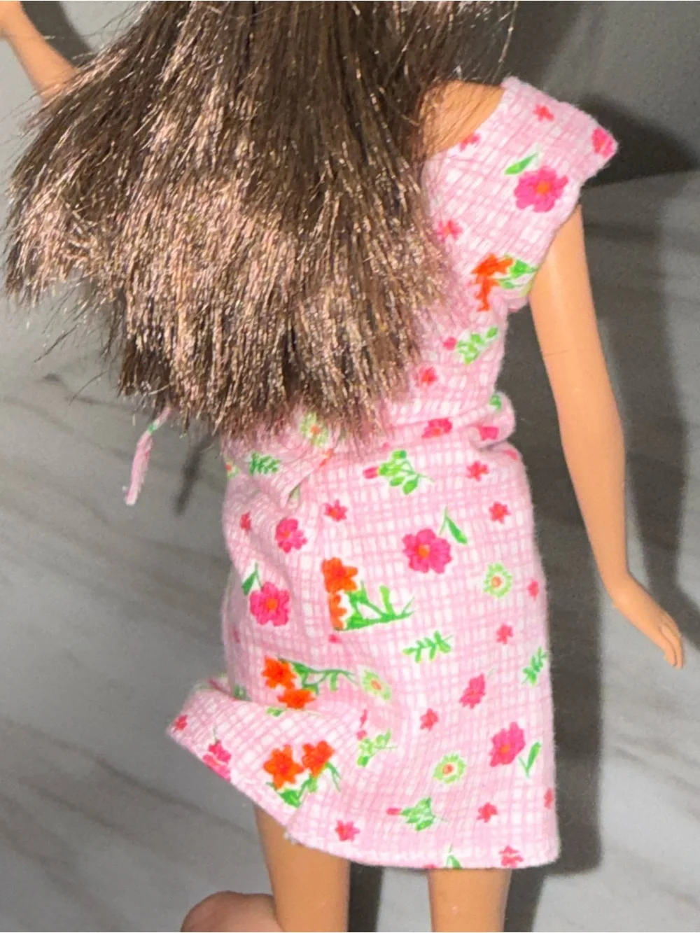 Barbie Mattel pink and white jumper